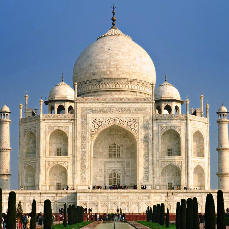 The Taj Mahal world heritage site by UNESCO